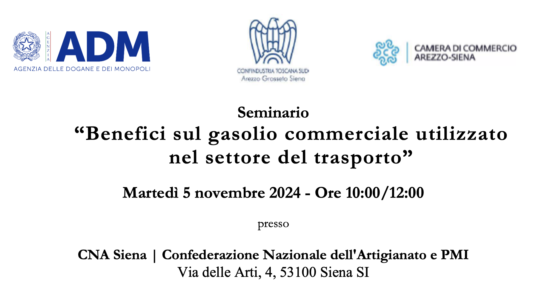 Benefici sul gasolio commerciale utilizzato nel settore del trasporto